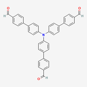 molecular formula C39H27NO3 B3000202 4',4''',4'''''-Nitrilotris(([1,1'-biphenyl]-4-carbaldehyde)) CAS No. 872689-79-7