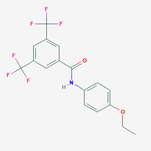 molecular formula C17H13F6NO2 B300022 N-(4-ethoxyphenyl)-3,5-bis(trifluoromethyl)benzamide 