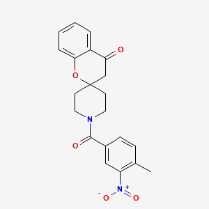 1'-(4-Methyl-3-nitrobenzoyl)spiro[chroman-2,4'-piperidin]-4-one