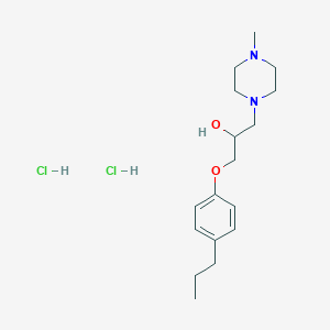 1-(4-methylpiperazin-1-yl)-3-(4-propylphenoxy)propan-2-ol Dihydrochloride