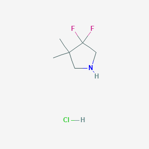 3,3-Difluoro-4,4-dimethylpyrrolidine hydrochloride