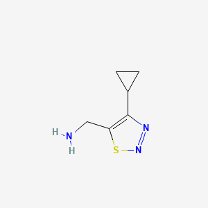 (4-Cyclopropylthiadiazol-5-yl)methanamine