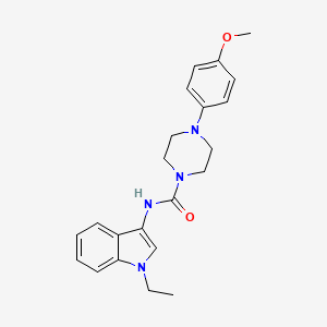 N-(1-ethyl-1H-indol-3-yl)-4-(4-methoxyphenyl)piperazine-1-carboxamide