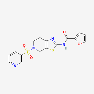 N-(5-(pyridin-3-ylsulfonyl)-4,5,6,7-tetrahydrothiazolo[5,4-c]pyridin-2-yl)furan-2-carboxamide