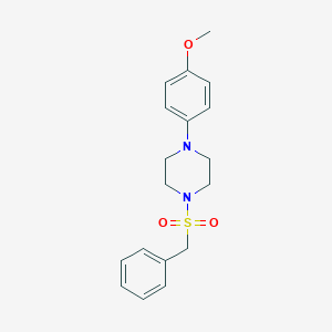 molecular formula C18H22N2O3S B300034 1-(Benzylsulfonyl)-4-(4-methoxyphenyl)piperazine 