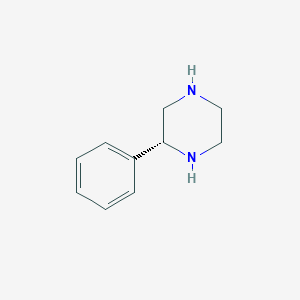 molecular formula C10H14N2 B3000395 (2R)-2-苯基哌嗪 CAS No. 137766-76-8