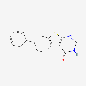 7-Phenyl-5,6,7,8-tetrahydro[1]benzothieno[2,3-d]pyrimidin-4(3H)-one