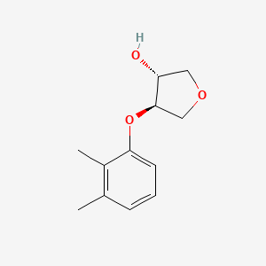 (3R,4R)-4-(2,3-dimethylphenoxy)oxolan-3-ol