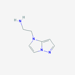 2-(1H-imidazo[1,2-b]pyrazol-1-yl)ethan-1-amine