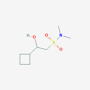 molecular formula C8H17NO3S B3000539 2-Cyclobutyl-2-hydroxy-N,N-dimethylethanesulfonamide CAS No. 2299093-75-5