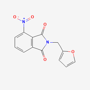 B3000724 2-(2-furylmethyl)-4-nitro-1H-isoindole-1,3(2H)-dione CAS No. 667446-41-5