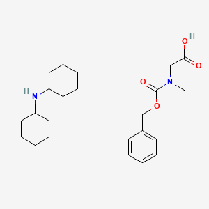 N-cyclohexylcyclohexanamine;2-[methyl(phenylmethoxycarbonyl)amino]acetic acid