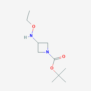 molecular formula C10H20N2O3 B3000758 Tert-butyl 3-(ethoxyamino)azetidine-1-carboxylate CAS No. 1547277-22-4