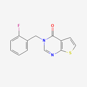 3-(2-fluorobenzyl)thieno[2,3-d]pyrimidin-4(3H)-one