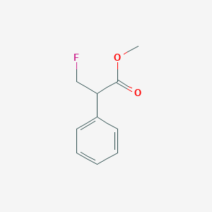 molecular formula C10H11FO2 B3000820 Methyl 3-fluoro-2-phenylpropanoate CAS No. 186700-31-2