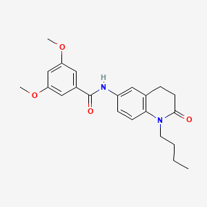 N-(1-butyl-2-oxo-1,2,3,4-tetrahydroquinolin-6-yl)-3,5-dimethoxybenzamide
