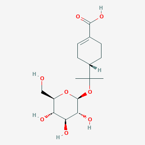 molecular formula C16H26O8 B030009 乙酰欧皮苦苷 8-O-葡萄糖苷 CAS No. 865887-46-3