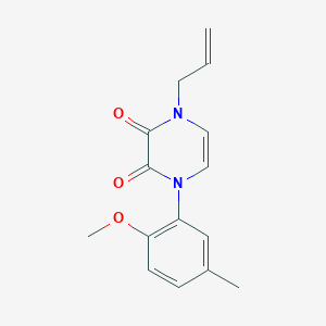 1-allyl-4-(2-methoxy-5-methylphenyl)pyrazine-2,3(1H,4H)-dione