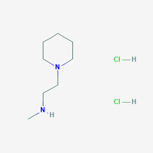 molecular formula C8H20Cl2N2 B3000943 Methyl[2-(piperidin-1-yl)ethyl]amine dihydrochloride CAS No. 10442-86-1