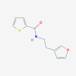 molecular formula C11H11NO2S B3000948 N-(2-(furan-3-yl)ethyl)thiophene-2-carboxamide CAS No. 1428359-61-8