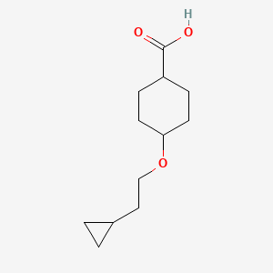 4-(2-cyclopropylethoxy)cyclohexane-1-carboxylic acid, Mixture of isomers