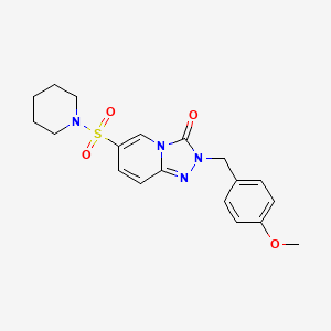 2-(4-methoxybenzyl)-6-(piperidin-1-ylsulfonyl)[1,2,4]triazolo[4,3-a]pyridin-3(2H)-one