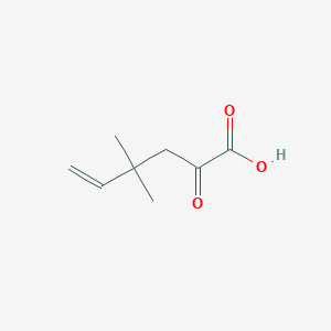 B3000960 4,4-Dimethyl-2-oxohex-5-enoic acid CAS No. 217195-73-8