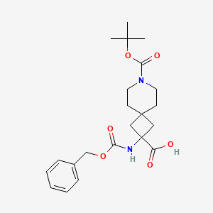 2-(((Benzyloxy)carbonyl)amino)-7-(tert-butoxycarbonyl)-7-azaspiro[3.5]nonane-2-carboxylic acid