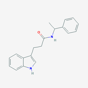 molecular formula C19H20N2O B300097 3-(1H-Indol-3-yl)-N-(1-phenylethyl)propanamide 