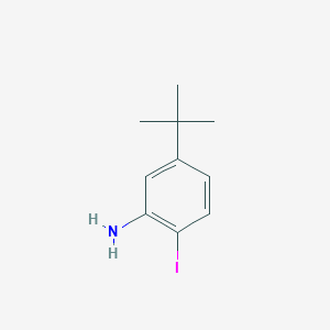 molecular formula C10H14IN B3001042 2-碘-5-叔丁基苯胺 CAS No. 1160573-98-7