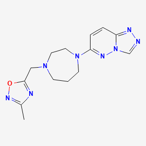 5-((4-([1,2,4]Triazolo[4,3-b]pyridazin-6-yl)-1,4-diazepan-1-yl)methyl)-3-methyl-1,2,4-oxadiazole