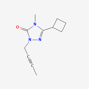 1-(but-2-yn-1-yl)-3-cyclobutyl-4-methyl-4,5-dihydro-1H-1,2,4-triazol-5-one