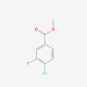 molecular formula C8H6ClIO2 B3001095 Methyl 4-chloro-3-iodobenzoate CAS No. 365526-34-7
