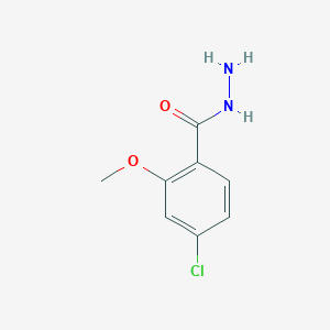 molecular formula C8H9ClN2O2 B3001113 4-Chloro-2-methoxybenzohydrazide CAS No. 878465-96-4