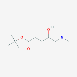 molecular formula C11H23NO3 B3001156 叔丁基-5-(二甲基氨基)-4-羟基戊酸酯 CAS No. 2416236-44-5
