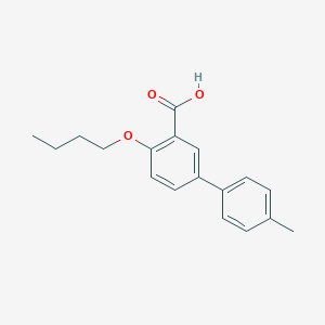 molecular formula C18H20O3 B300116 2-Butoxy-5-(4-methylphenyl)benzoic acid 