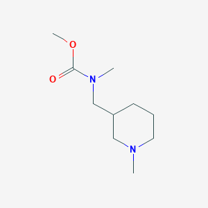 molecular formula C10H20N2O2 B3001236 Methyl N-methyl-N-[(1-methylpiperidin-3-yl)methyl]carbamate CAS No. 1897615-80-3