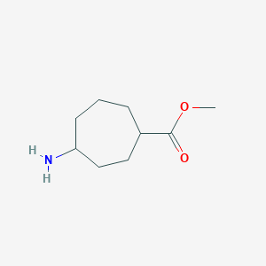 molecular formula C9H17NO2 B3001264 4-氨基环庚-1-羧酸甲酯 CAS No. 1782857-39-9