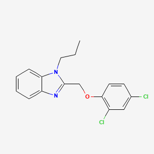 2-[(2,4-Dichlorophenoxy)methyl]-1-propylbenzimidazole