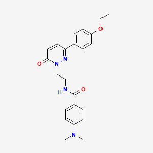 4-(dimethylamino)-N-(2-(3-(4-ethoxyphenyl)-6-oxopyridazin-1(6H)-yl)ethyl)benzamide