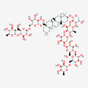 molecular formula C82H134O43 B3001298 铁线莲皂甙 AR CAS No. 761425-93-8