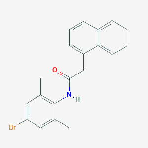 molecular formula C20H18BrNO B300130 N-(4-bromo-2,6-dimethylphenyl)-2-(1-naphthyl)acetamide 