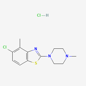 5-Chloro-4-methyl-2-(4-methylpiperazin-1-yl)benzo[d]thiazole hydrochloride