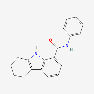 molecular formula C19H18N2O B3001494 N-phenyl-2,3,4,9-tetrahydro-1H-carbazole-8-carboxamide CAS No. 946332-71-4