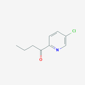 molecular formula C9H10ClNO B3001501 1-(5-Chloropyridin-2-yl)butan-1-one CAS No. 1504215-56-8