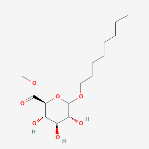 molecular formula C15H28O7 B3001548 辛基-D-葡萄糖醛酸甲酯 CAS No. 1423035-40-8