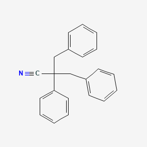 molecular formula C22H19N B3001558 2-Benzyl-2,3-diphenylpropanenitrile CAS No. 3333-16-2