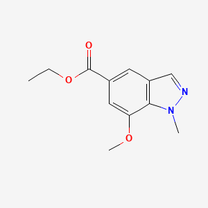 Ethyl 7-methoxy-1-methyl-1H-indazole-5-carboxylate