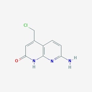 7-Amino-4-(chloromethyl)-1,8-naphthyridin-2(1H)-one