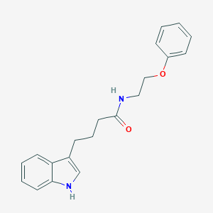 molecular formula C20H22N2O2 B300163 4-(1H-indol-3-yl)-N-(2-phenoxyethyl)butanamide 